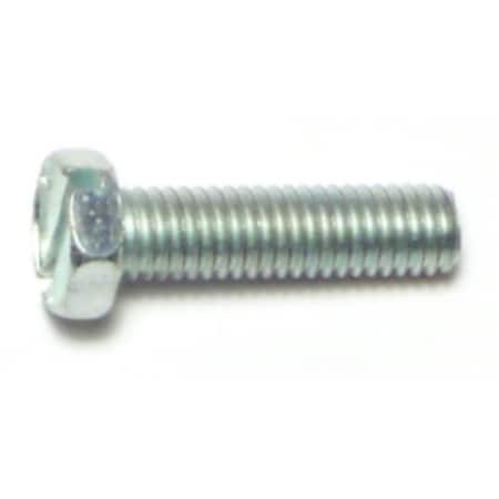 ぷしゅページです＊ Midwest Fastener #10-32 x 3/4 in Slotted Hex Machine Screw, Zinc